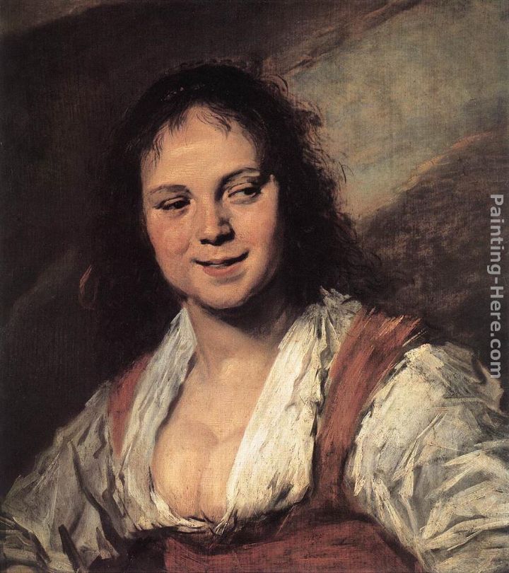Gypsy Girl painting - Frans Hals Gypsy Girl art painting